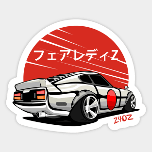 JDM Drifting 240z Classic Old School Japanese Classic Car Sticker